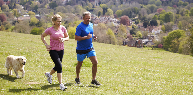 couple-running Couple running